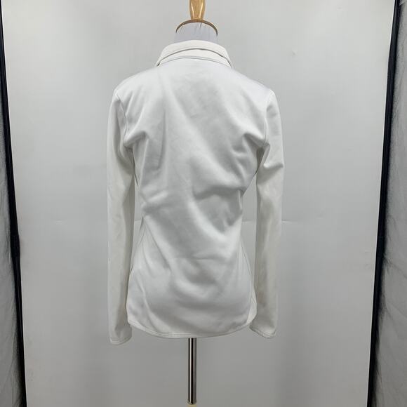 Nike Golf Jacket Womens S Small White Therma Fit Quarter Zip Ohio State Buckeyes - Picture 4 of 14
